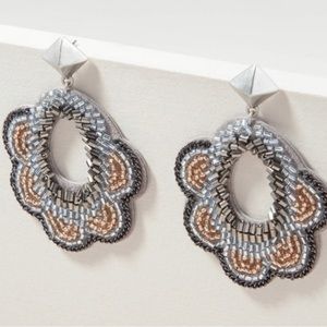 Stella and Dot Dove Statement Earrings